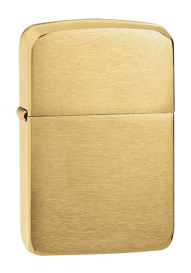Zippo 1941B Replica Brushed Brass | Tái Bản Thiết Kế 1941